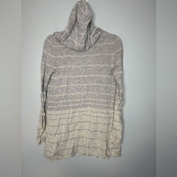 Autumn Cashmere Striped Cardigan with Hood - Picture 3 of 3